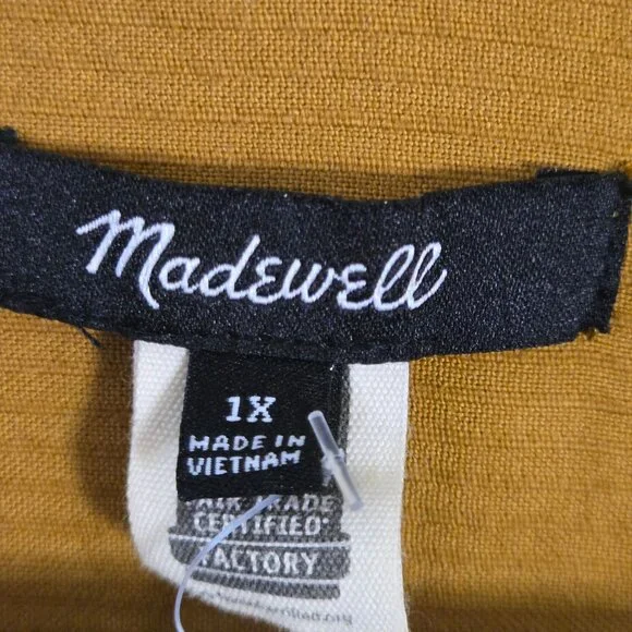 Madewell NWT Corduroy Yorkway Shirt Jacket Antique Gold Size 1x - Picture 7 of 10